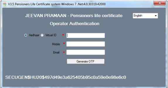 Life Certificate For Pensioners