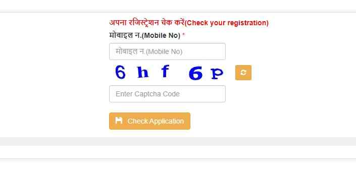 hope portal registration status
