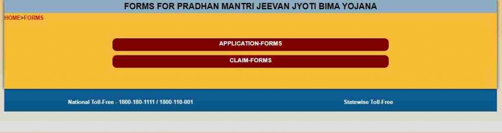 pradhan mantri jeevan jyoti bima yojana Claim Form