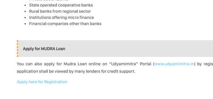 Apply for MUDRA Loan