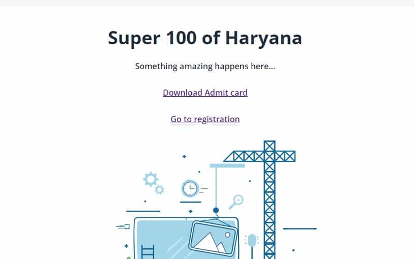 Super 100 of Haryana form