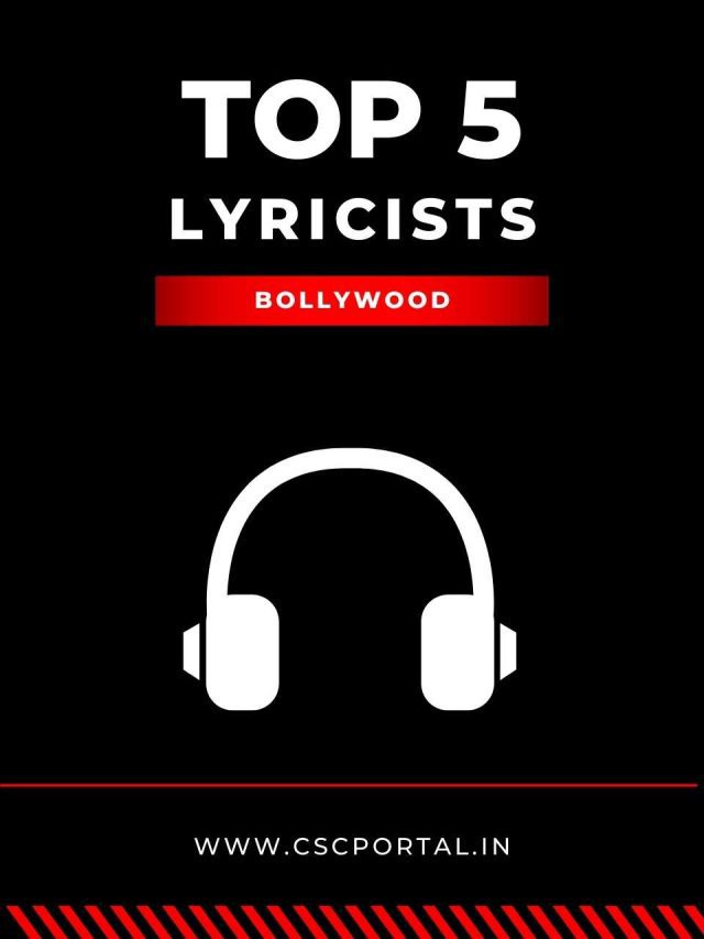 Top 5 lyricists of Bollywood