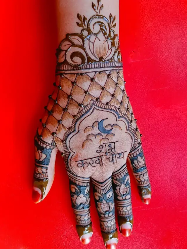 Karva Chauth easy and trendy Mehendi designs ideas