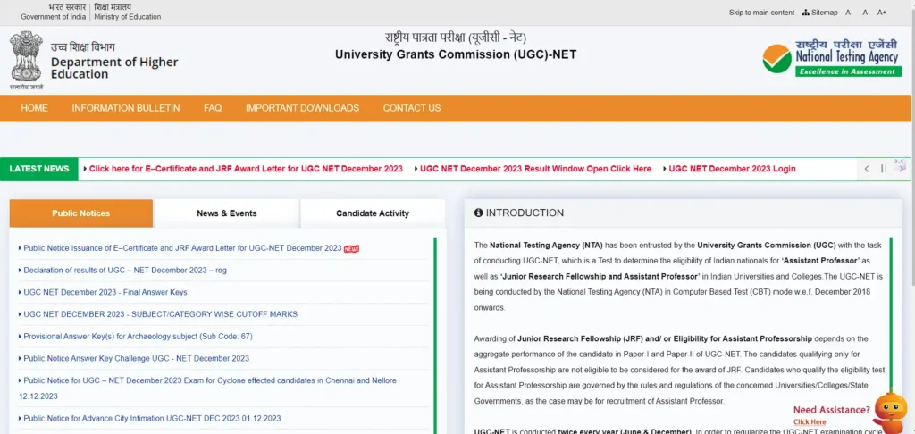 UGC NET June 2024 Notification: पात्रता, महत्वपूर्ण तिथियां और अन्य जानकारी 2 UGC NET June 2024