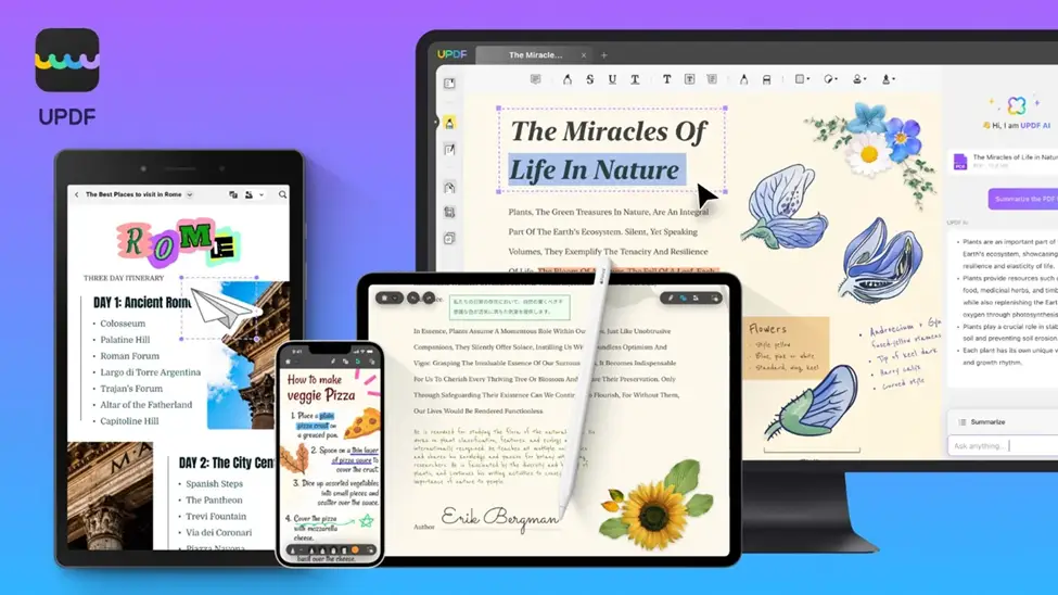 UPDF - सबसे बेहतरीन AI PDF editor और 6 कारण क्यों आपको इसे आज़माना चाहिए 4 UPDF for all platforms