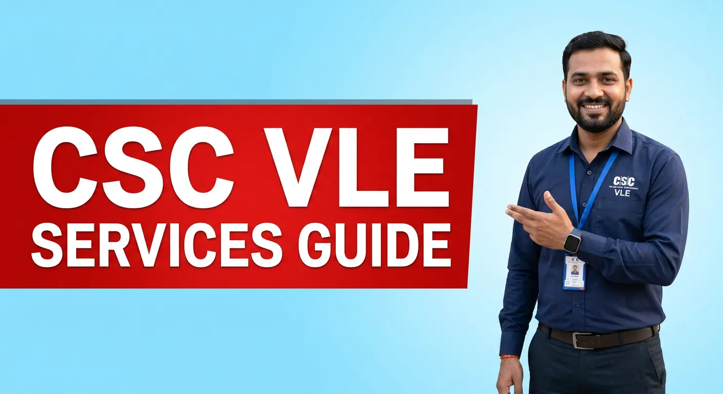 India CSC Help 2026: VLE Portal Services, Registration aur Smart Tools ...